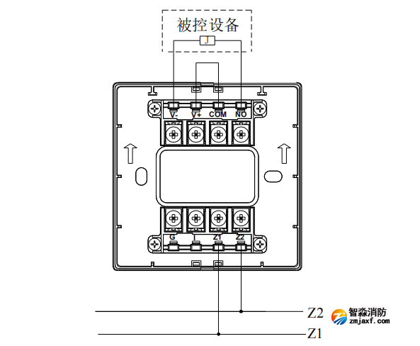 GST-LD-8365H输入/输出模块接线图