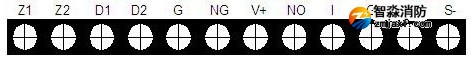 GST-LD-8319输入模块对外端子示意图
